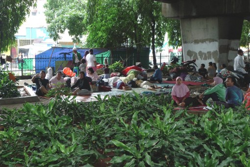 under the flyover