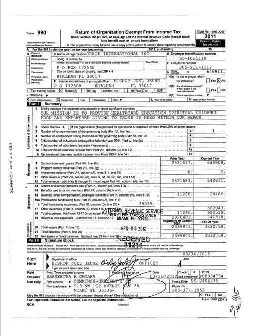 2011 tax form