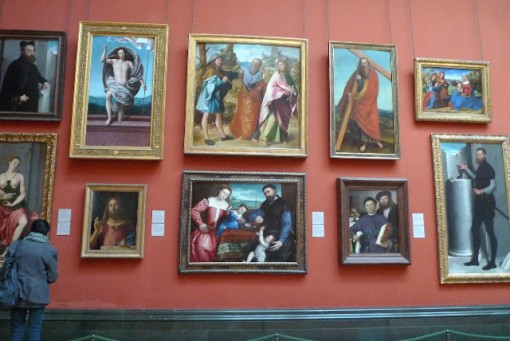 Perfect medley at National Gallery, London - aristocracy, merchants and Jesus