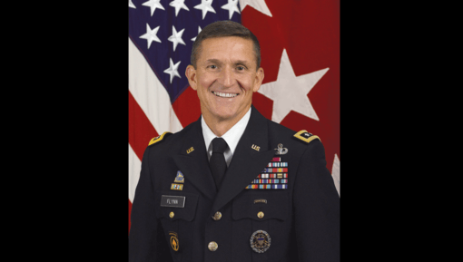 Official DIA portrait of Lt. Gen. Michael T. Flynn