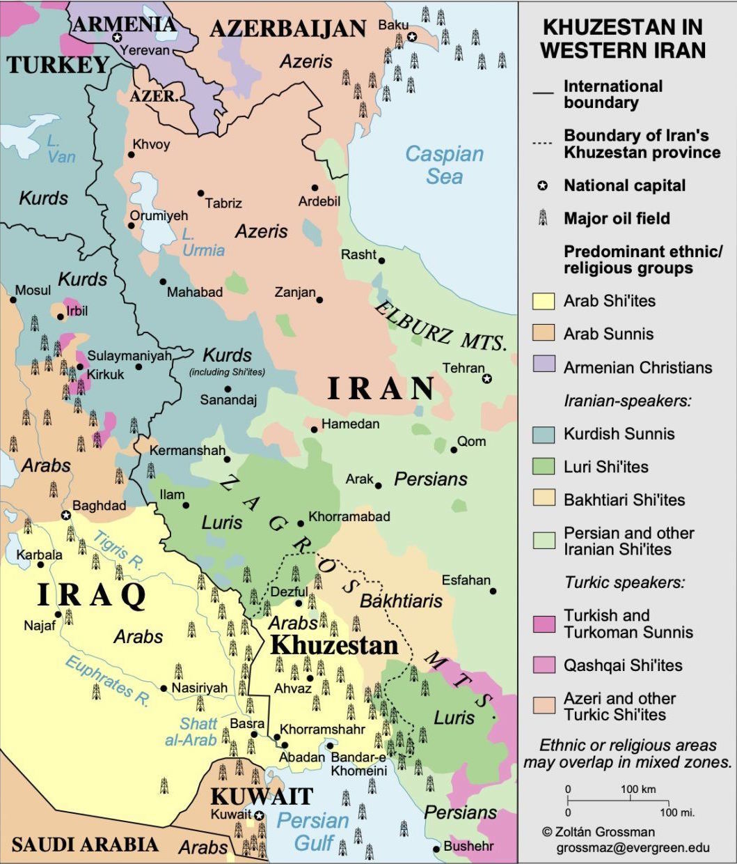 iraq and iran map A War On Iran Would Be Different From Iraq And Far Far Worse iraq and iran map