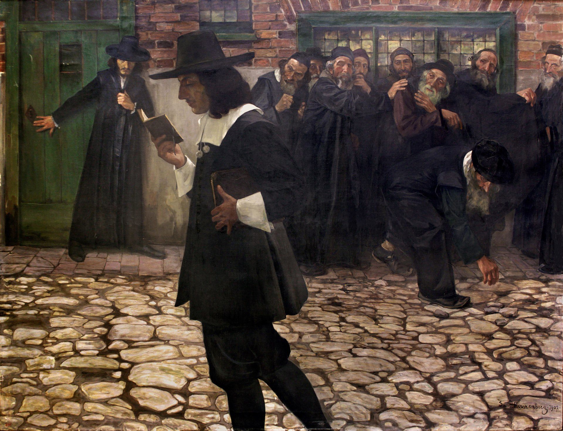 Hirszenberg_Spinoza_wyklety_Excommunicat