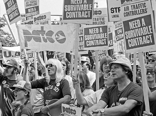 Image of picket line.