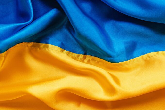 Image of Ukraine flag.
