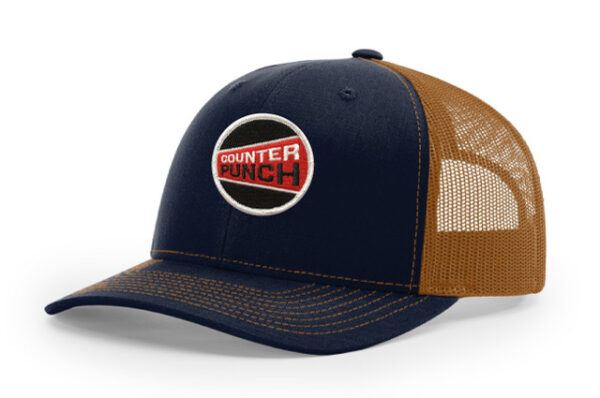 Dark Navy and Coffee CP Logo Hat
