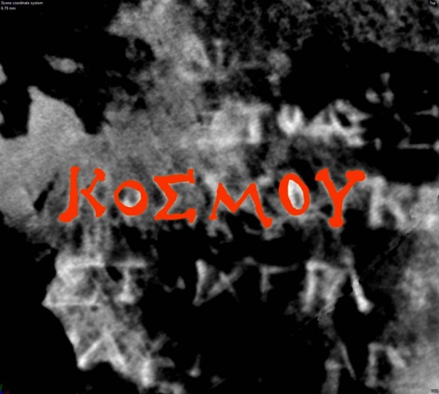 A black and white image of a cloud with red textDescription automatically generated