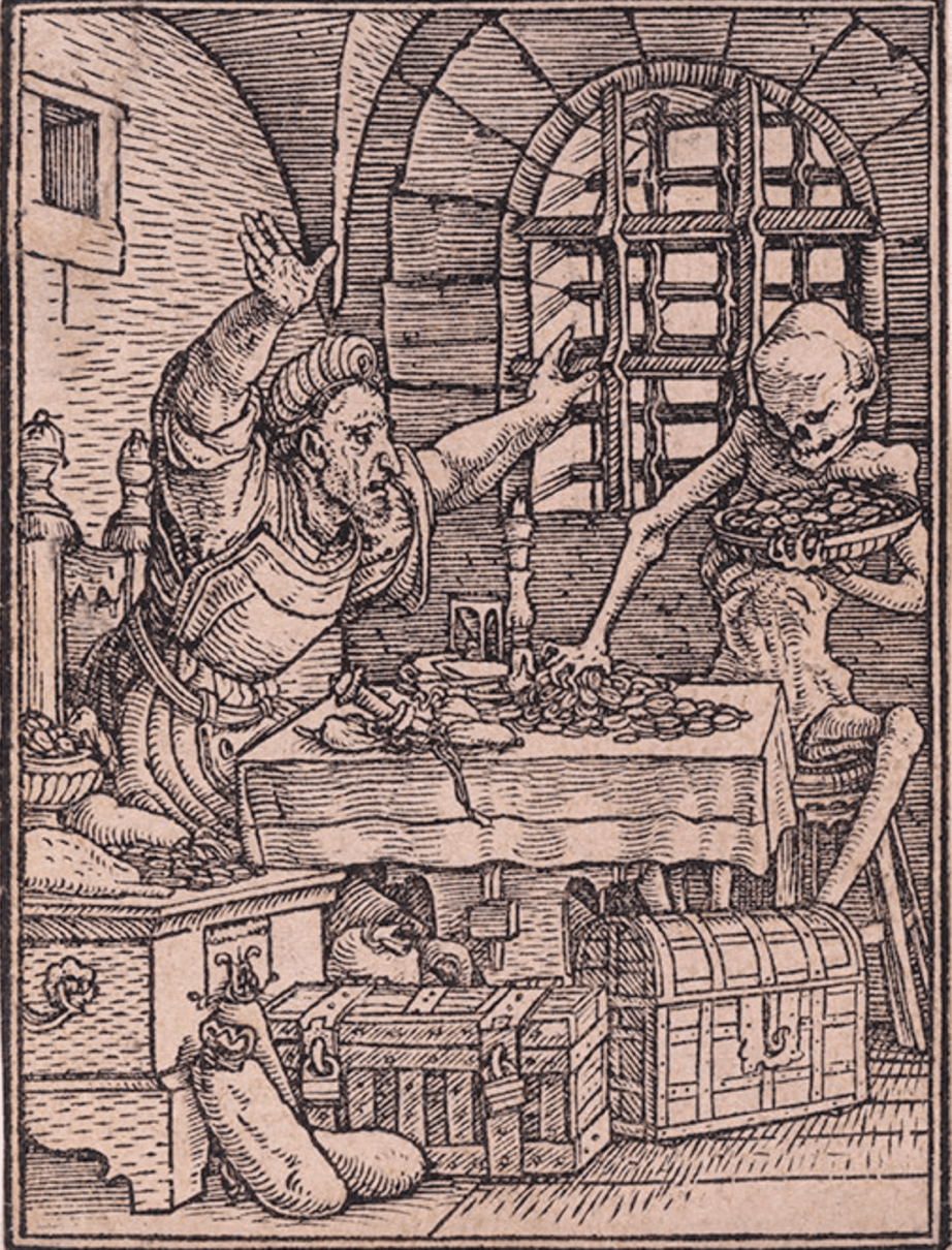 A drawing of a person and a skeleton Description automatically generated