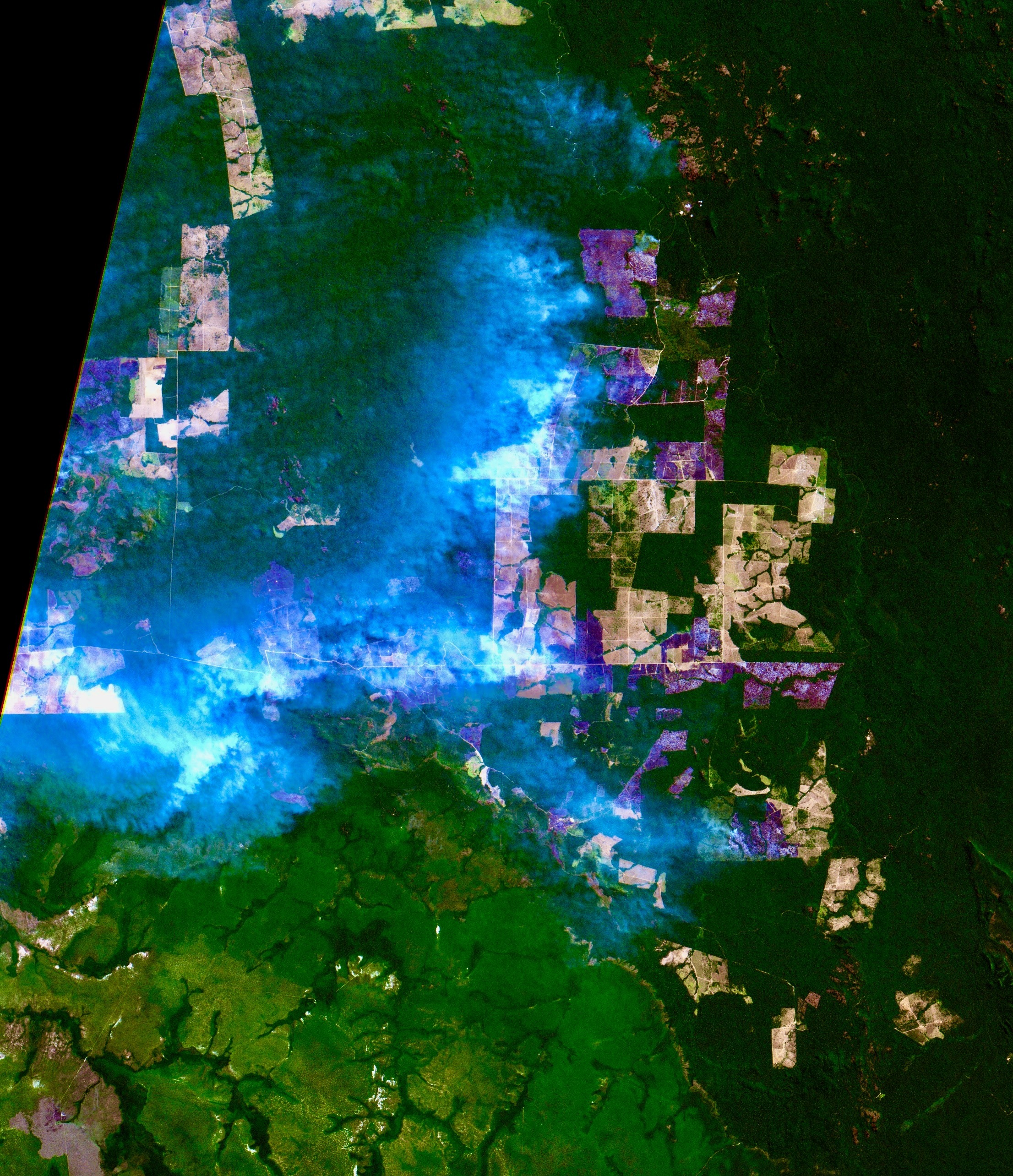 A satellite view of a landscape AI-generated content may be incorrect.