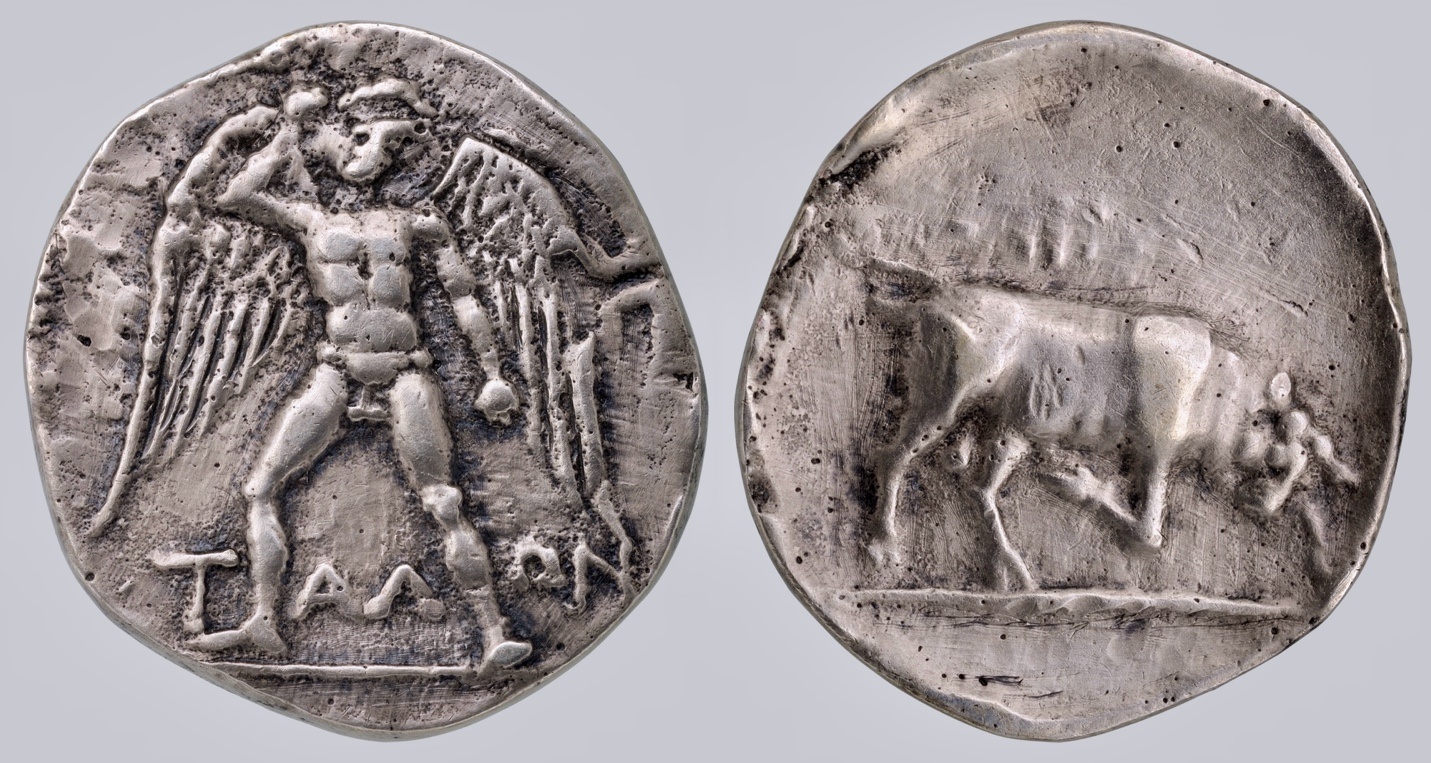 A close-up of a coin Description automatically generated