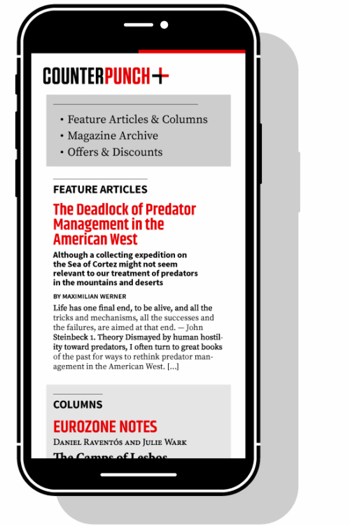 One Year CounterPunch+ Subscription