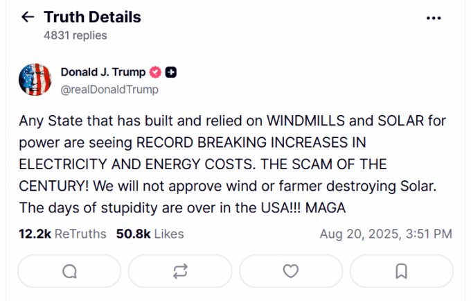 Renewable Energy in the USA: Stupid is as Stupid Does 