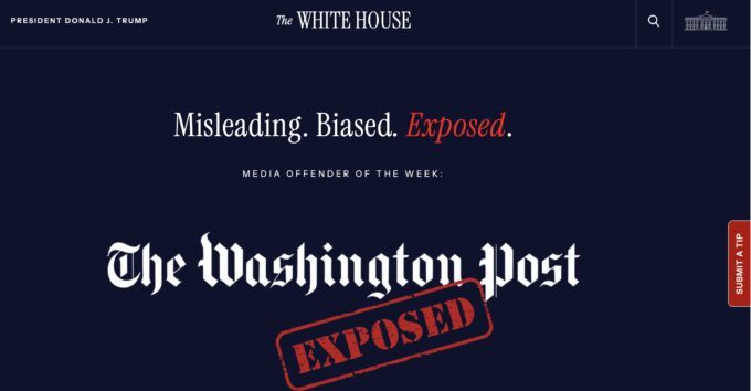 From Doxxing to Dot.Gov: the White House Has Set Up a Taxpayer Funded Enemies List