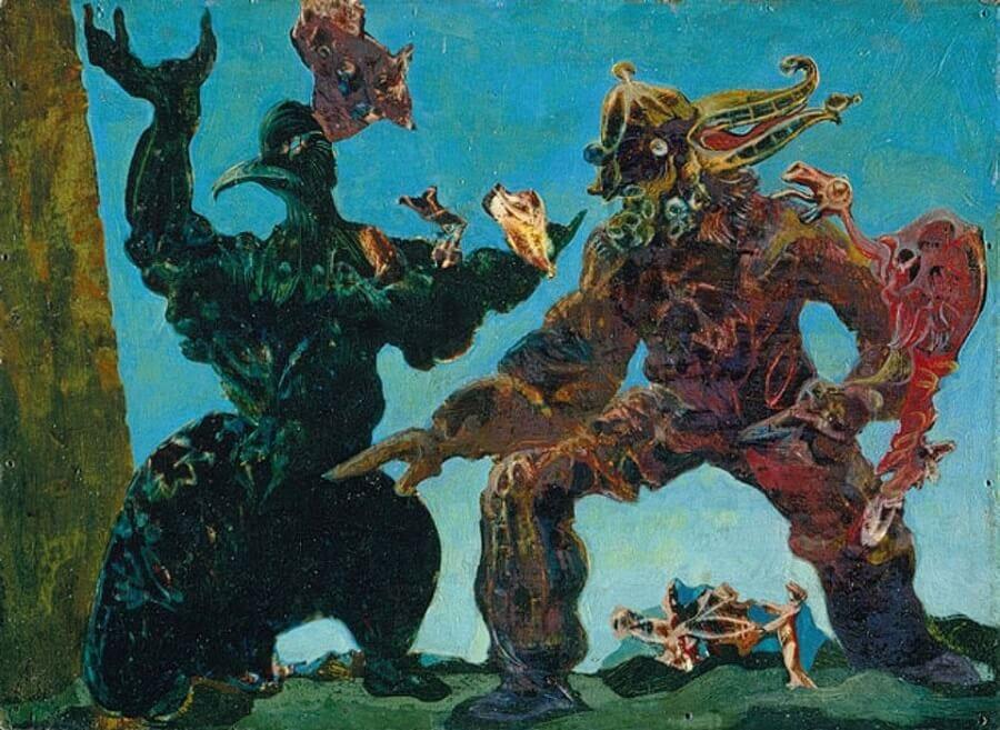 The Barbarians, Max Ernst, 1937. Photo Courtesy of Max-Ernst.com.