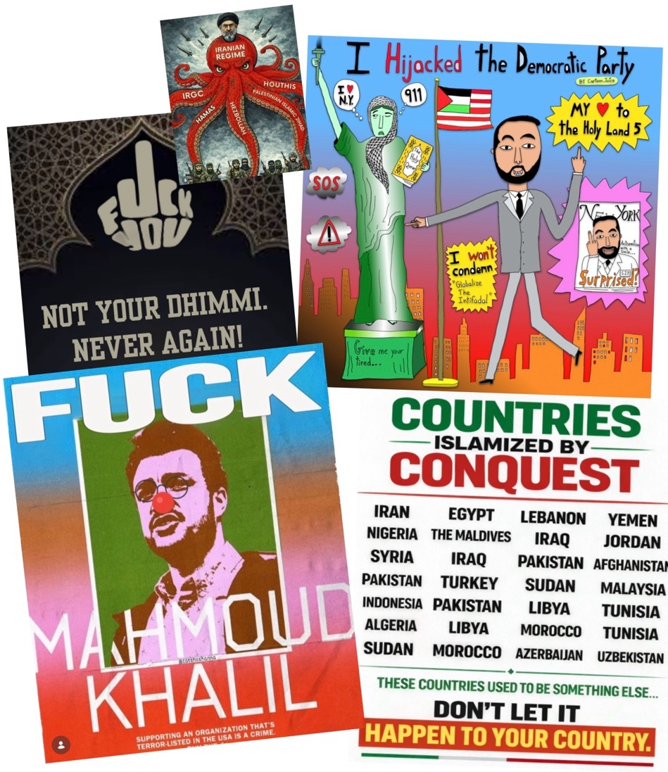 A collage of posters AI-generated content may be incorrect.