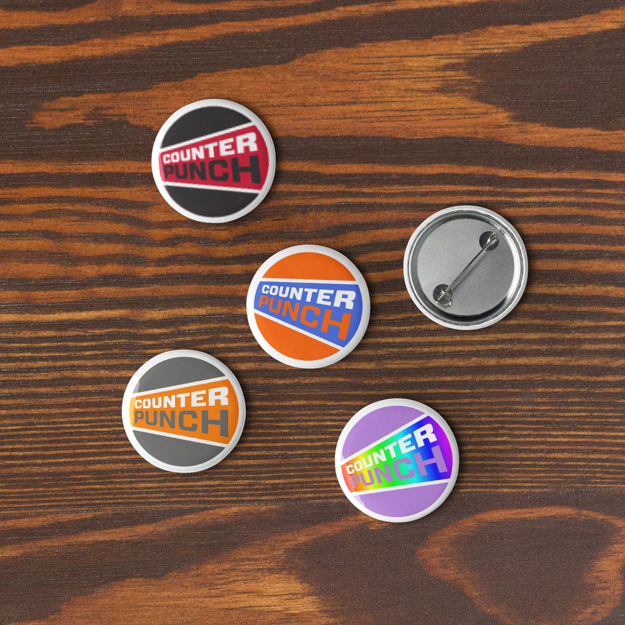 CounterPunch Pin-back Buttons - Image 2
