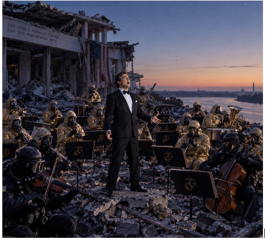 Symphony of Bombs: the Presidential Tenor Goes to War at Home